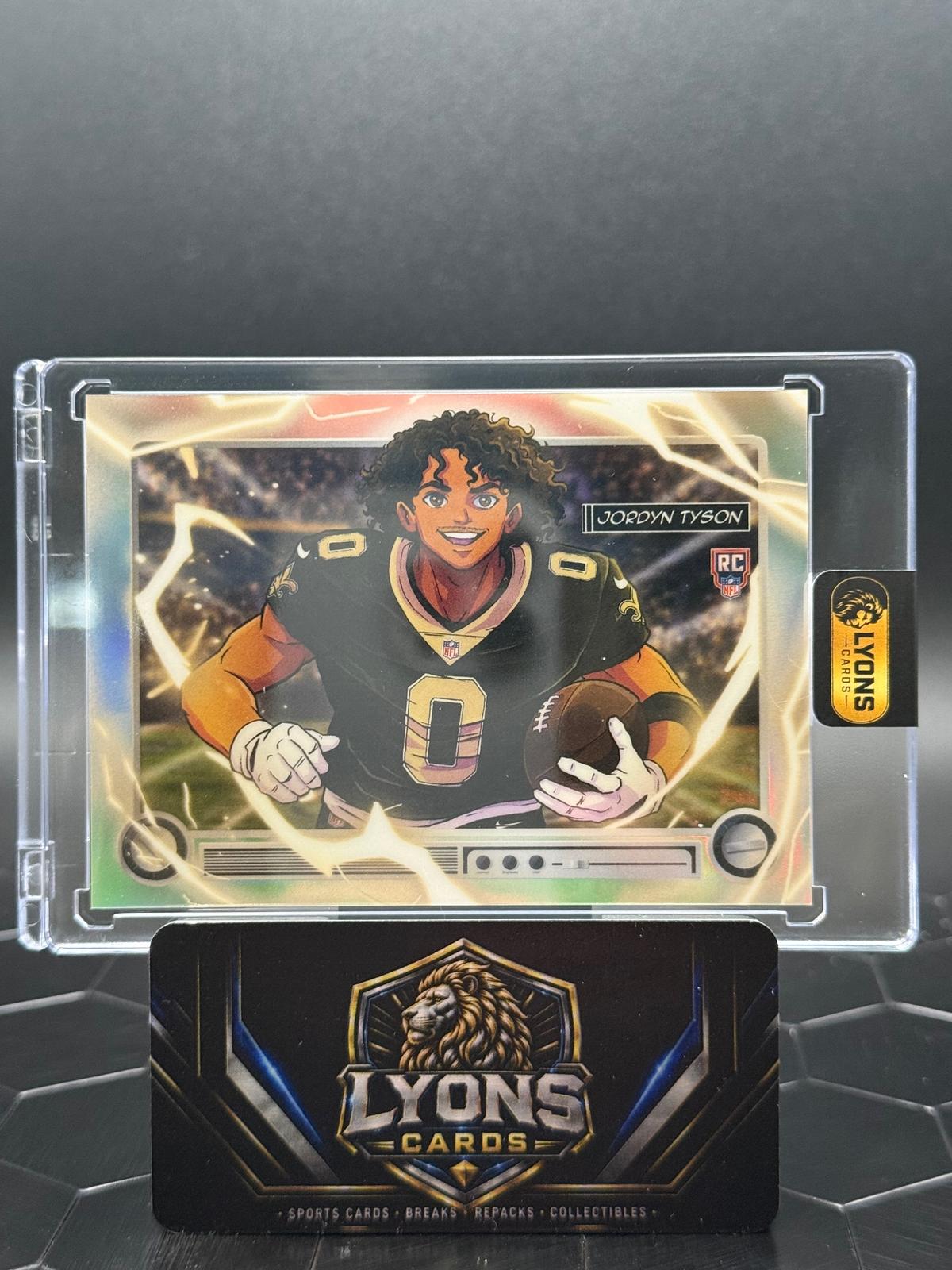 2026 Bowman Football Jordyn Tyson #NFLA-JT Anime SSP RC