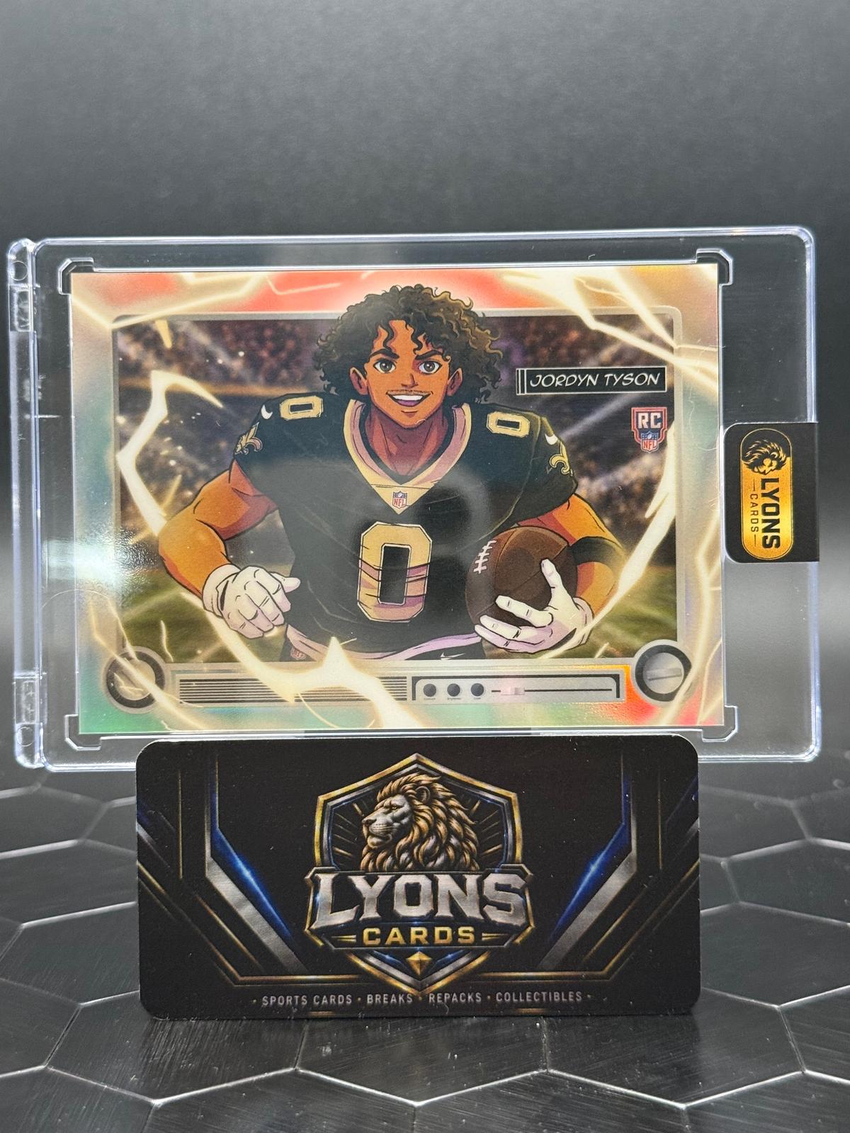 2026 Bowman Football Jordyn Tyson #NFLA-JT Anime SSP RC