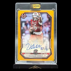 2026 Bowman LaNorris Sellers Gold Paper Prospect Auto 23/50 BPPA-LS S. Carolina