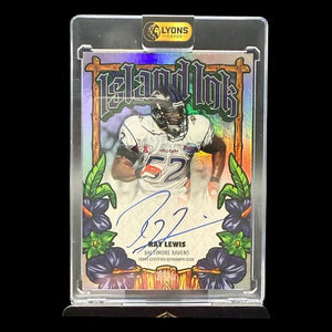 2026 Topps Flagship Ray Lewis Island Ink On-Card Auto II-RL Baltimore Ravens