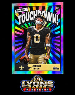 2026 Topps Flagship #TD-33 Jordyn Tyson Suddenly Touchdown