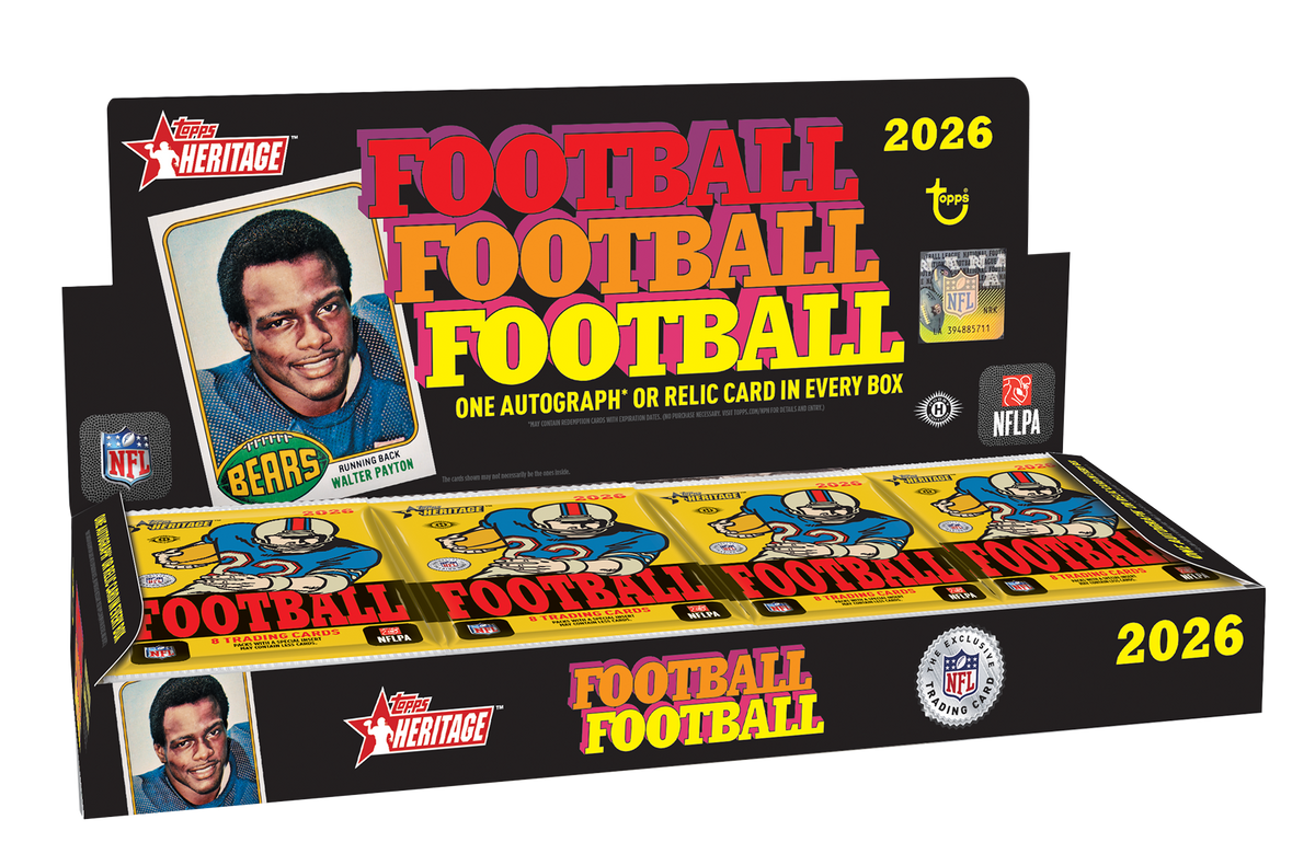 2026 TOPPS
HERITAGE FOOTBALL