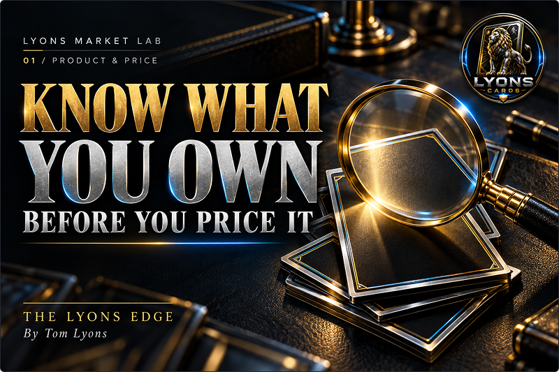 Know what you own before you price it.