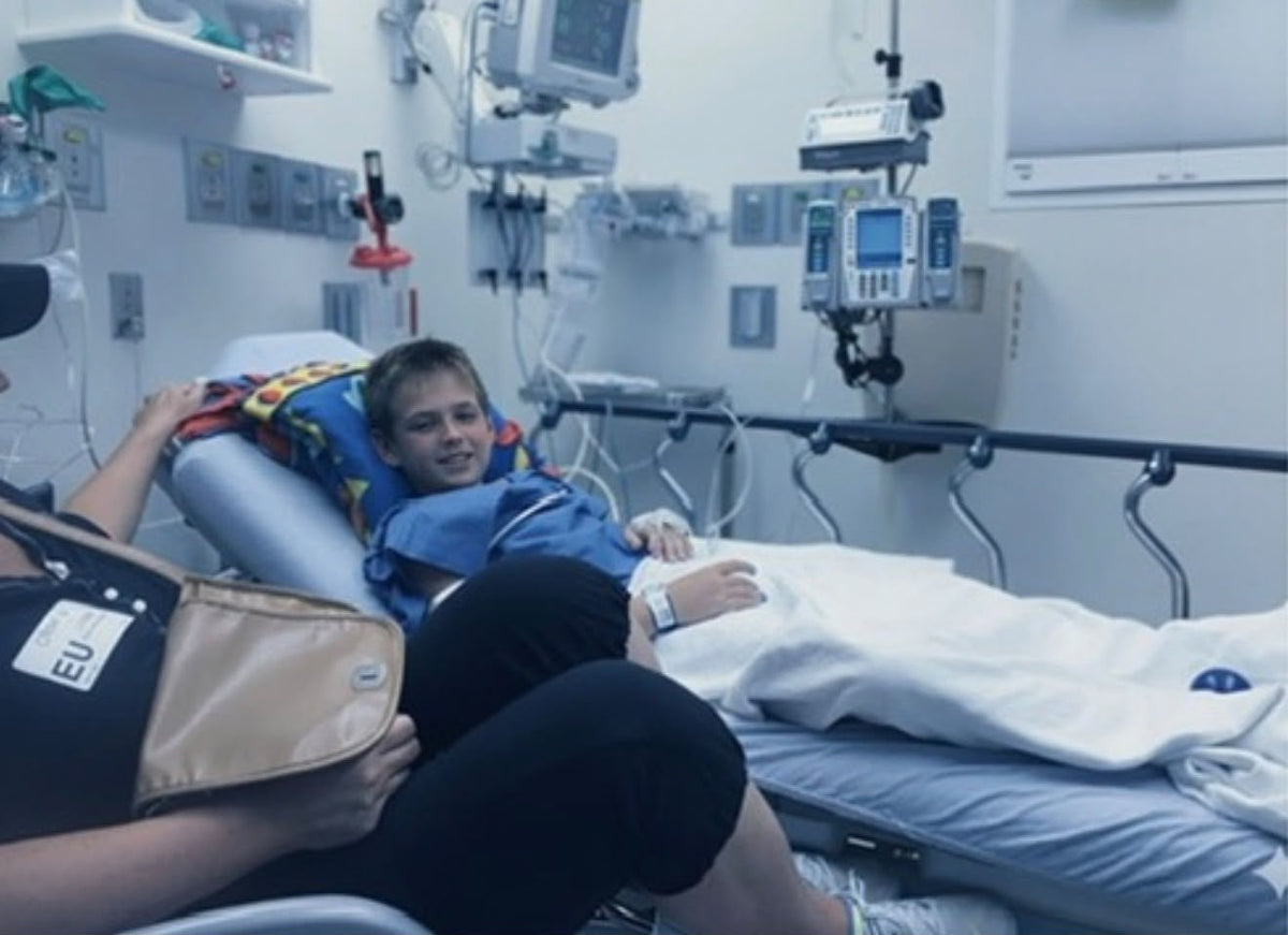 Connor at 10, around the time he was diagnosed with type 1 diabetes.