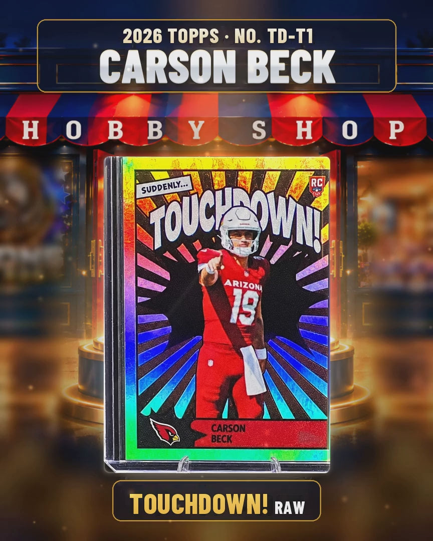 191 - Carson Beck - 2026 TOPPS Touchdown! (TD-T1) (4x5 video)