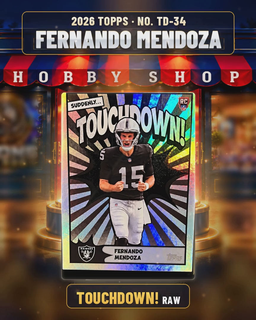 197 - Fernando Mendoza - 2026 TOPPS Touchdown! (copy 3) (4x5 video)