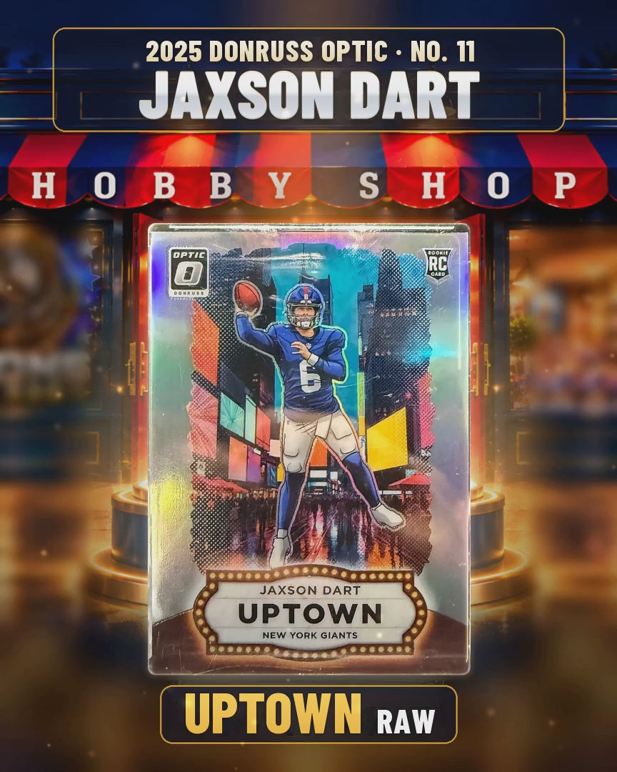 109 - Jaxson Dart - 2025 DONRUSS OPTIC Uptown (4x5 video)