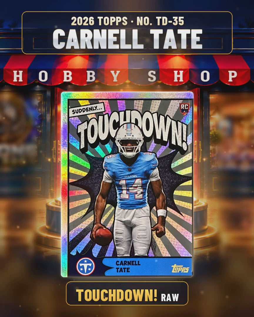 179 - Carnell Tate - 2026 TOPPS Touchdown! (copy 2) (4x5 video)