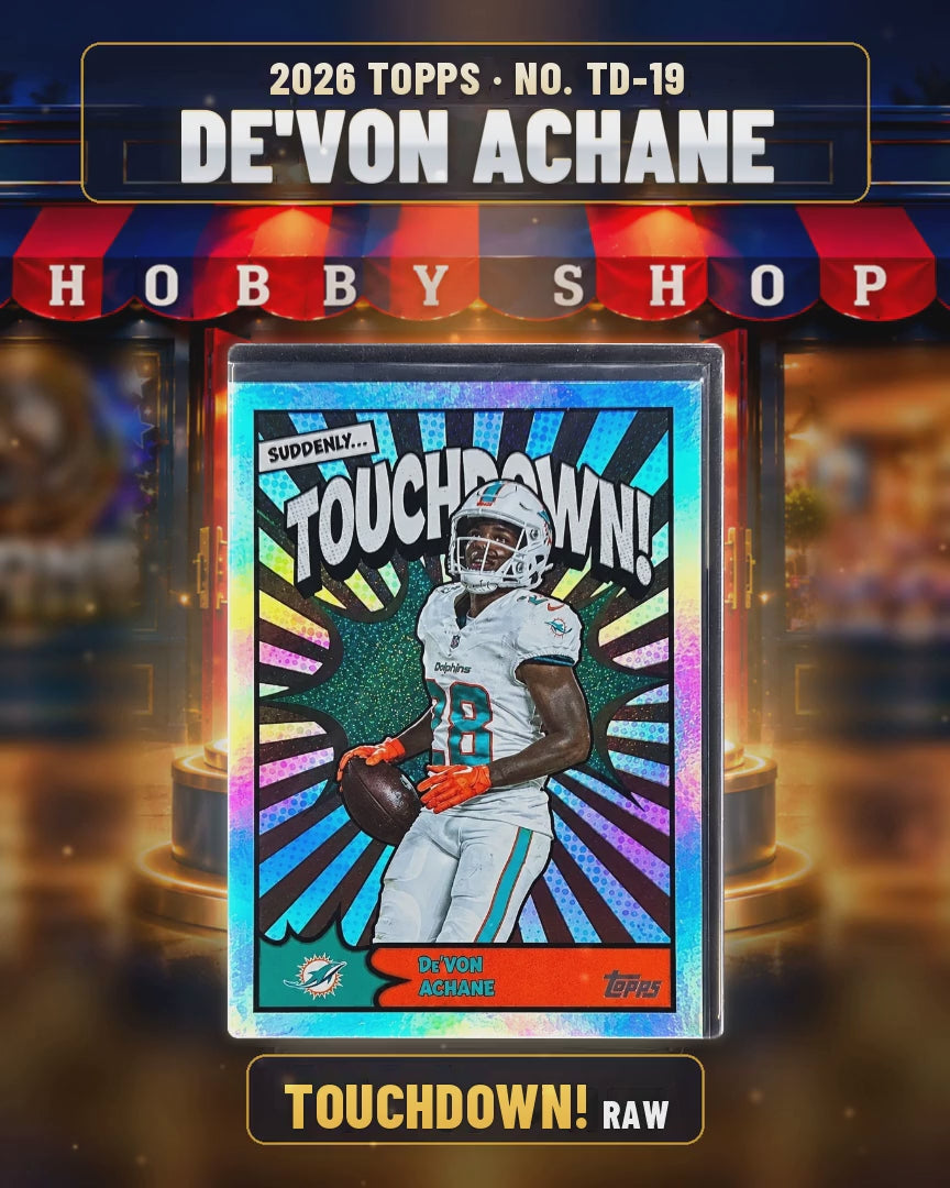 170 - De'Von Achane - 2026 TOPPS Touchdown! (4x5 video)