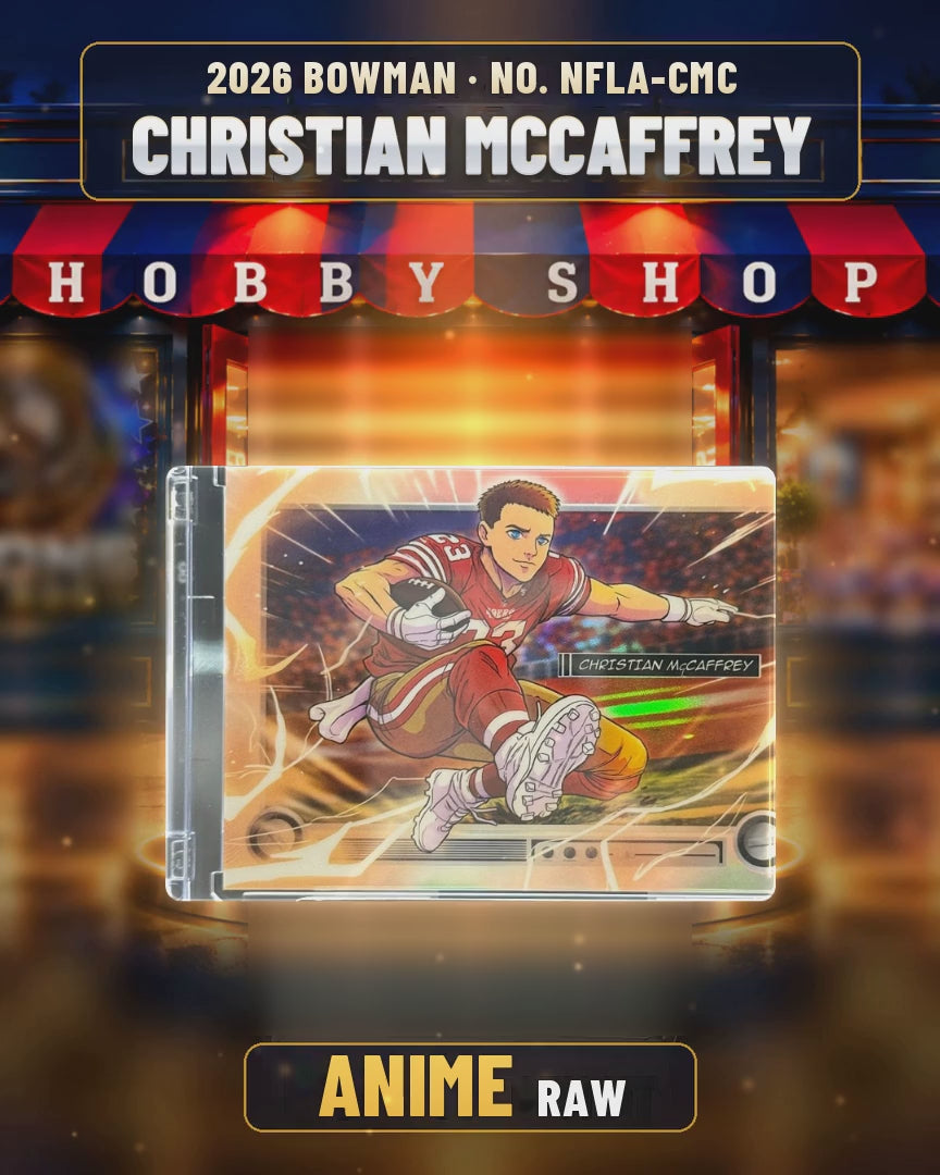 264 - Christian McCaffrey - 2026 BOWMAN Anime (4x5 video)