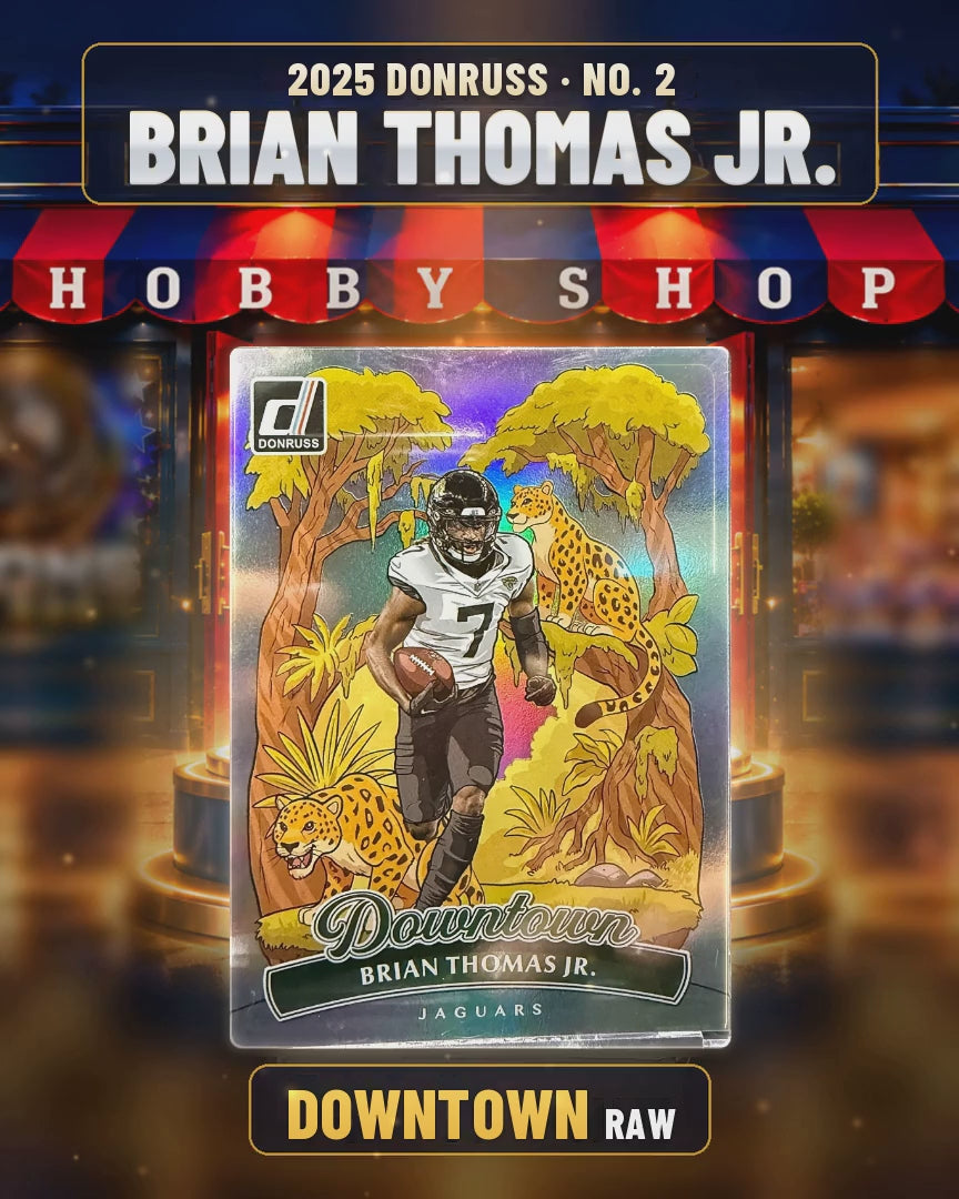 69 - Brian Thomas Jr. - 2025 DONRUSS Downtown (4x5 video)