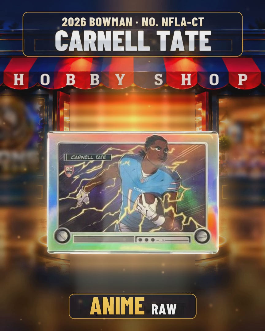 266 - Carnell Tate - 2026 BOWMAN Anime (4x5 video)